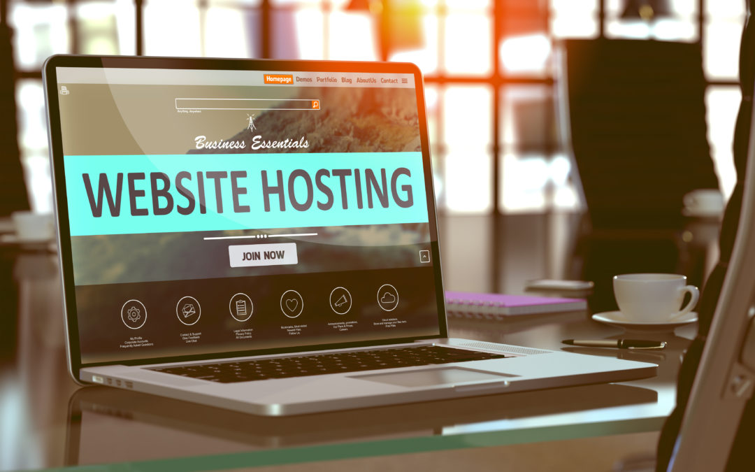 Website Hosting Concept.